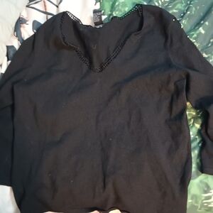 Elegant Black Women's Blouse